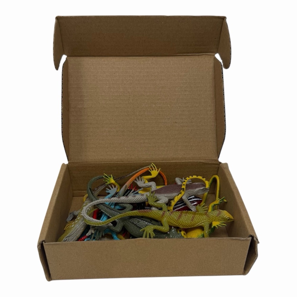 Guaishou Artificial Model Reptile Lizard Animal 12 Piece Set,‎ Multi Color